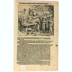 [A group of women piercing their hearts with daggers].