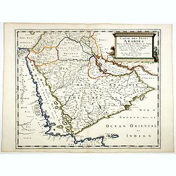 Carte des Trois Arabies. Tiree en Partie de l'Arabe de Nubie, en Partie de Divers autres Autheurs. . .