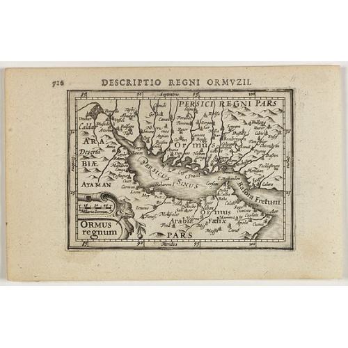 Old map image download for Descriptio Regni Ormuzii / Ormus.