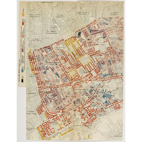 Old map image download for [West Central London from Booth's Poverty Map of London]