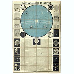 Carte Astronomique de L'Univers.