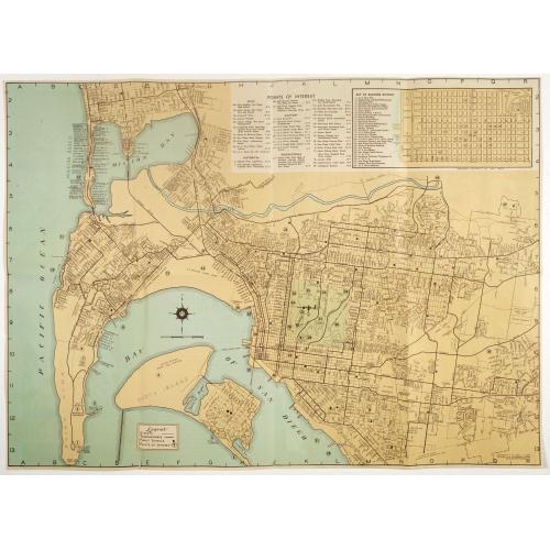 Old map image download for Map of San Diego California City and County.