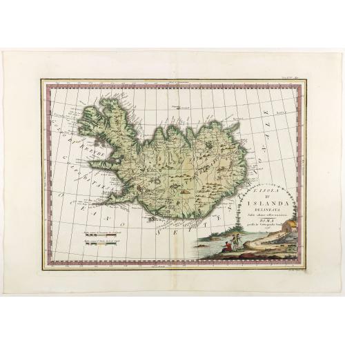 Old map image download for L'Isola d'Islanda Delineata Sulle ultime osservazioni.