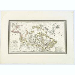 Carte de la partie Septentrionale du Nouveau Monde, ou sont Comprises Les Possessions Anglaises de l'Amerique du Nord. . .