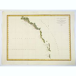 Carte Particuliere de la Cote du Nord-Ouest de l'Amerique reconnue par les Fregates Francaises la Boussole et l' Astrolabe en 1786 1e. Feuille.