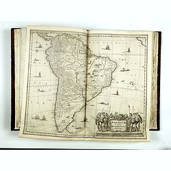 French composite atlas made up of rare maps published by  Parisian editors from the 17th century , mainly by G. Jollain  including scarce maps of America.