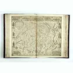 French composite atlas made up of rare maps published by  Parisian editors from the 17th century , mainly by G. Jollain  including scarce maps of America.