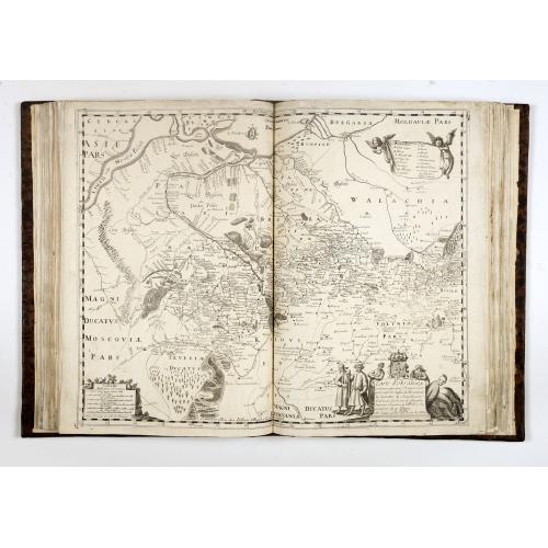 Old map image download for French composite atlas made up of rare maps published by  Parisian editors from the 17th century , mainly by G. Jollain  including scarce maps of America.