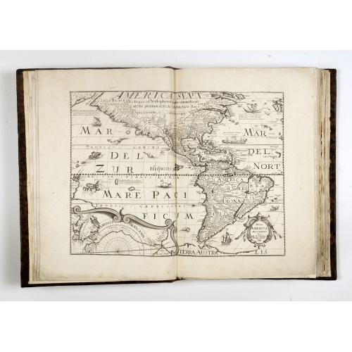 Old map image download for French composite atlas made up of rare maps published by  Parisian editors from the 17th century , mainly by G. Jollain  including scarce maps of America.