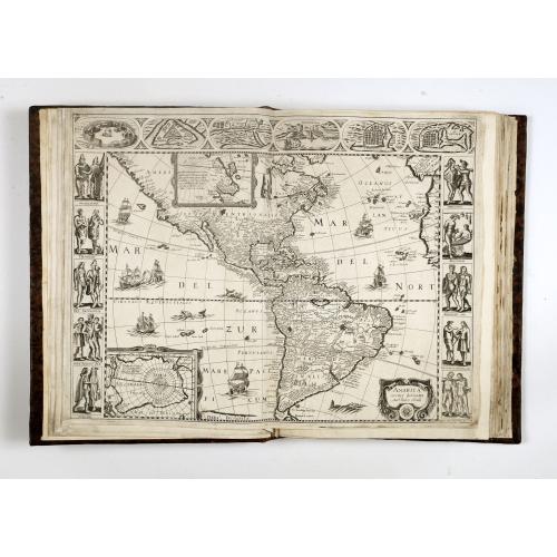 Old map image download for French composite atlas made up of rare maps published by  Parisian editors from the 17th century , mainly by G. Jollain  including scarce maps of America.