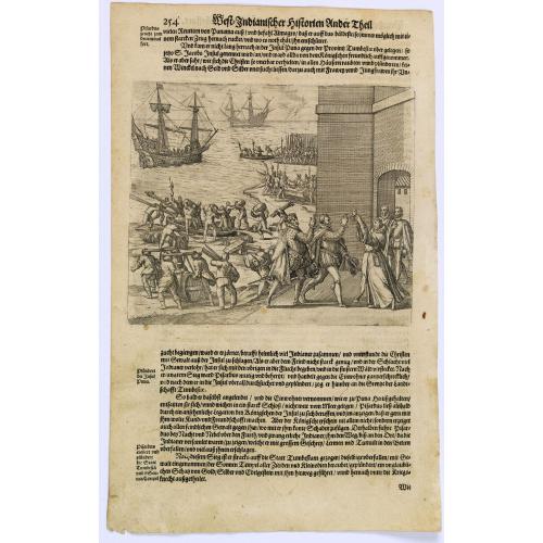 [Pizarro forms a pact with Almagro.]