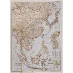 The Far East Compiled and Drawn in the Cartographic Section of the National Geographic Society for the National Geographic Magazine Gilbert Grosvenor. . .