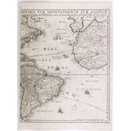 (Totius Americae nova et exacta tabula ex) optimis tum geographorum tum aliorum scriptis collecta et ad hodiernam regnorum principatuum et maiorum partium distinctionem accomodata.