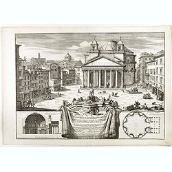 Image download for Piazza e tempio di Santa Maria della Rotonda gia l'Antico Pantheon.