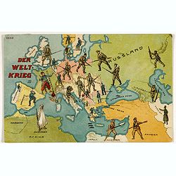 Der Weltkrieg. World War I post card)