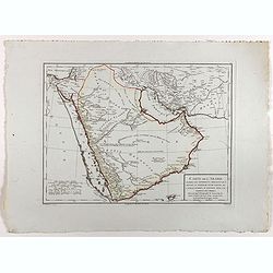 Carte de l'Arabie d'après les différents morceaux qu'a donnés M. Niebuh...