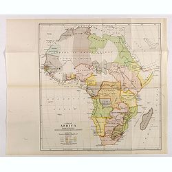 A map of Africa Showing the boundaries settled by international treaties & agreements.