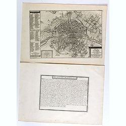 Le plan de la ville, cité, et université de Paris. Capitale du Royaume de France.