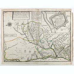 Carte du siège présidial Dax et seneschaucee des Lannes et des sieges de Bayonne sainct sever et Tartas qui en dependent Nouvellement dessignee Par le Sr de Classun.