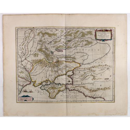Old map image download for Taurica Chersonesus, Nostra aetate Prezecopsca, et Gazara dicitur.