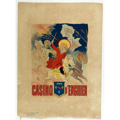 Old map image download for Casino d'Enghien.