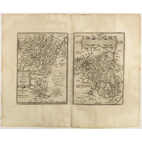 Old map image download for Buchaviae / Waldeccensis Comitatus.