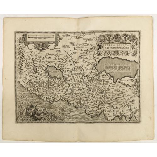 Old map image download for Terra Sancta A Petro Laicstain perlustrata, et ab eius ore
