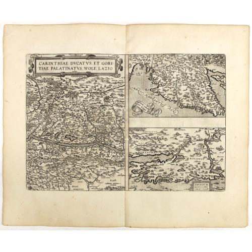 Old map image download for Carinthiae et Goritiae .. / Histria / Zarae / Serebenici. . .