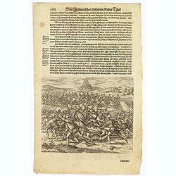 [The bloody battle at Chupas] / [Francesco Pizzaro is killed].