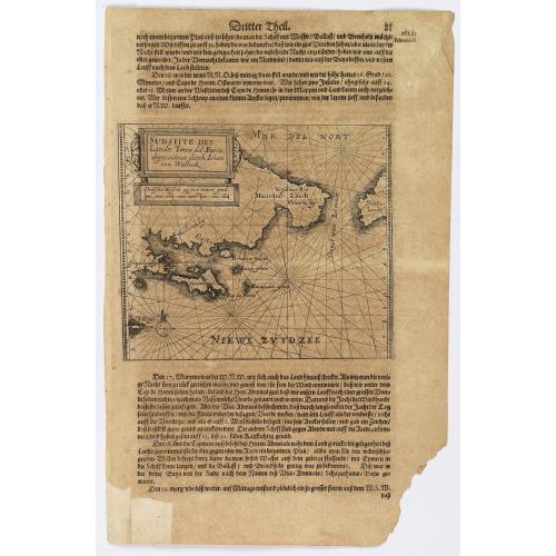 Old map image download for [Chart of the Nassau fleet in Tierra del Fuego].