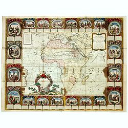 [5 maps] Carte Générale de la Terre ou Mappe Monde ... [with] Carte D'Amerique Divisée en ses Principaux Pays. . . [with] Carte d'Asie divisée en ses principaux Etats... 1785 [with] Carte d'Afrique [with] Carte d'Europe ...