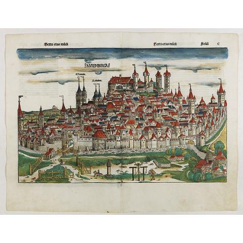 Old map image download for Nuremberga. Folio C.