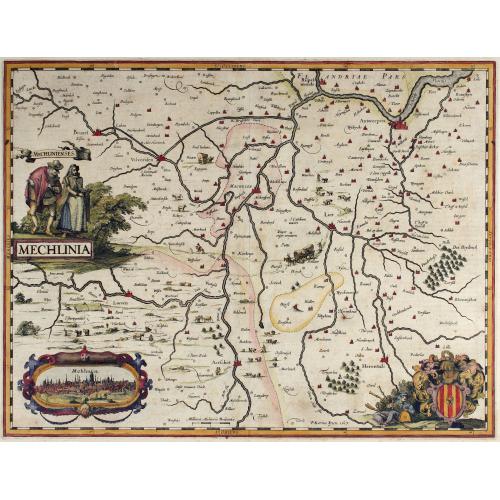 Old map image download for Mechlinia (Mechelen)