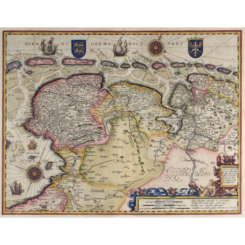 Old map image download for Nieuwe beschrijvinge van Oost en West Vrieslant