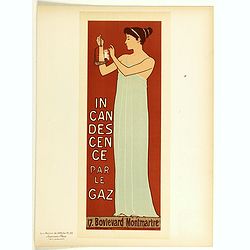 Incandescence par le gaz.