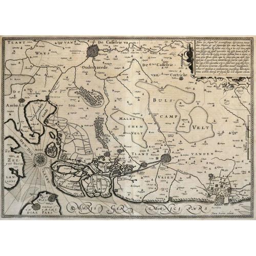 Old map image download for Flandriae pars orientalis (Oost Vlaanderen)