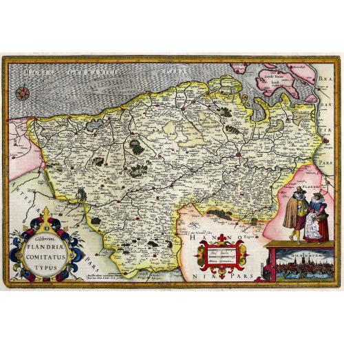 Old map image download for Flandriae Comitatus