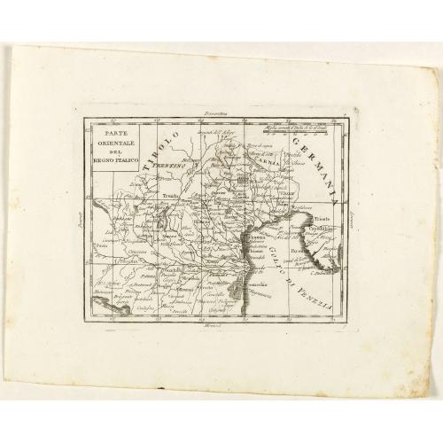 Old map image download for Parte Orientale del Regno Italico.