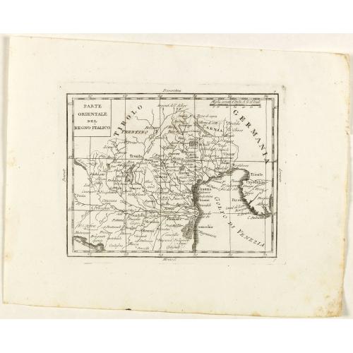 Old map image download for Parte Orientale del Regno Italico.