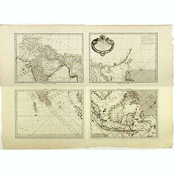 [4 sheet map] Carte Hydro-geo-graphique des Indes Orientales . . .