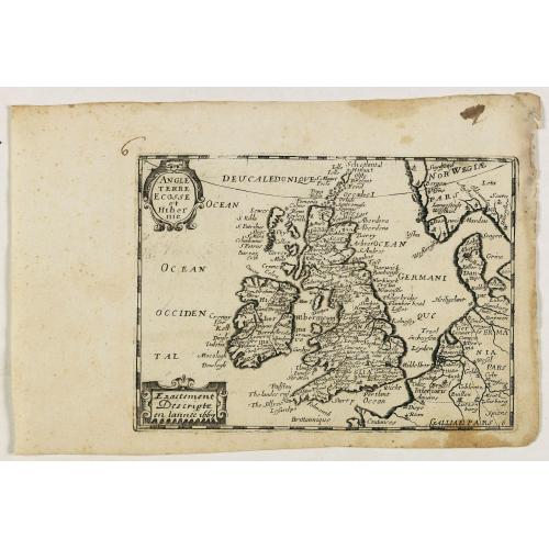 Old map image download for Angleterre Ecosse et Hibernie.