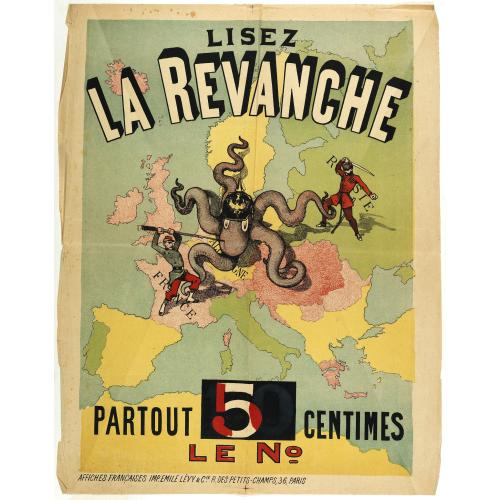 Old map image download for Lisez la Revanche partout 5 centimes le n°.