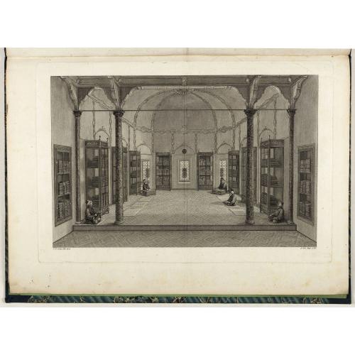 Old map image download for [Tableau Général de l'Empire Ottoman]. 11 plates with the panoramic view of Mecca.