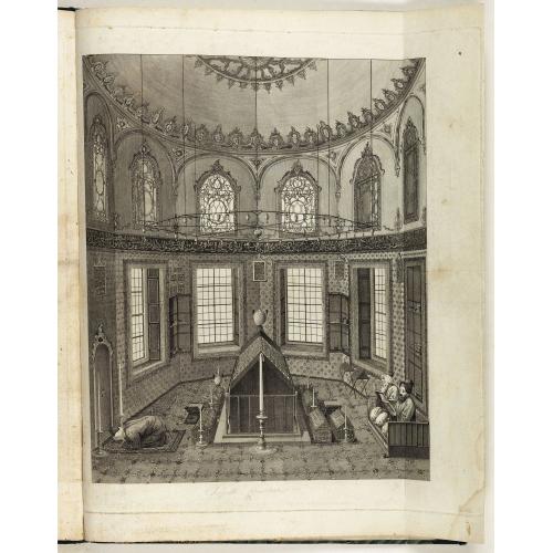 Old map image download for [Tableau Général de l'Empire Ottoman]. 11 plates with the panoramic view of Mecca.