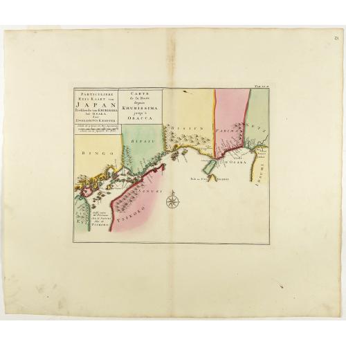 Old map image download for [Complete set of maps of Japan] Imperium Japonicum Per Regiones Digestum Sex et Sexaginta Atque Ipsorum Japonensium Mappis Descriptum Ab Hadriano Relando.