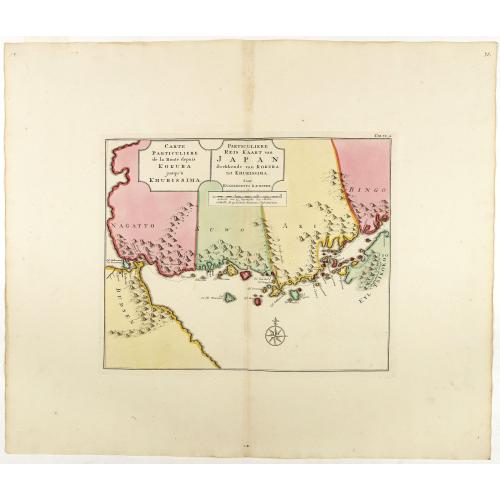 Old map image download for [Complete set of maps of Japan] Imperium Japonicum Per Regiones Digestum Sex et Sexaginta Atque Ipsorum Japonensium Mappis Descriptum Ab Hadriano Relando.