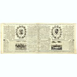 Carte Genealogique de la Maison Imperiale d'Autriche & les Differentes Branches qu'elle a Formees Accompagnee des Trophees des Armes Imperiales & d'Espagne ...