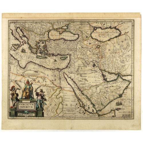 Old map image download for Turcicum Imperium.
