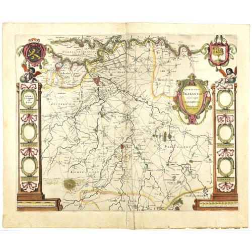 Old map image download for Quarta pars Brabantiae cujus caput Sylvaducis.