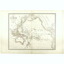 Carte de l'Océanie ou cinquième partie du Monde.